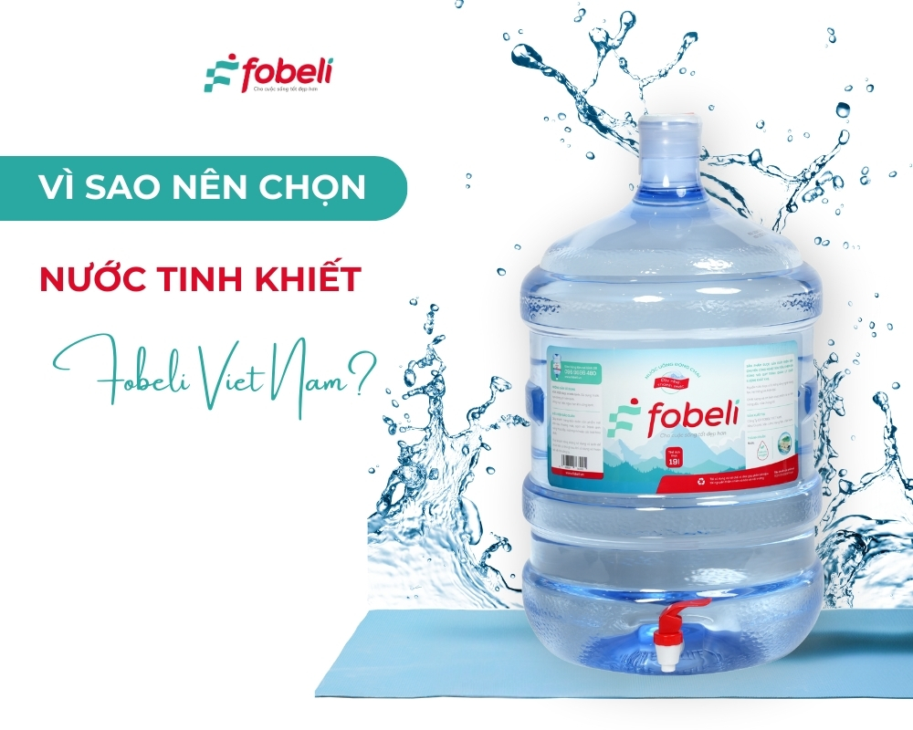 Vì sao nên chọn nước tinh khiết Fobeli Viet Nam?